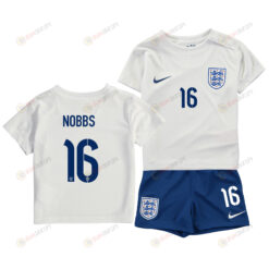 Jordan Nobbs 16 England Women's National Team 2023-24 World Cup Home Jersey