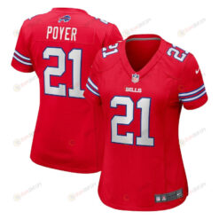 Jordan Poyer 21 Buffalo Bills Women's Alternate Game Jersey - Red