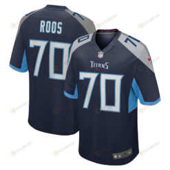Jordan Roos Tennessee Titans Game Player Jersey - Navy