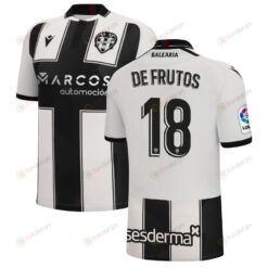 Jorge de Frutos 18 Levante 2022-23 Away Jersey - Black/White