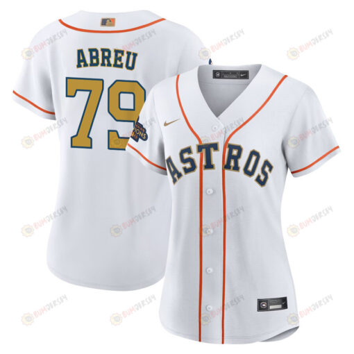 Jos? Abreu 79 Houston Astros 2023 Women Jersey - White/Gold