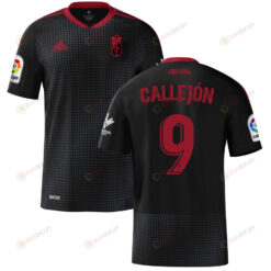 Jos? Callej?n 9 Granada 2022-23 Away Jersey - Black