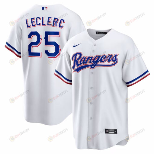 Jos? Leclerc 25 Texas Rangers 2023 Home Game Jersey - White