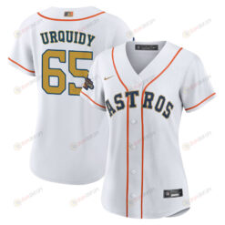 Jos? Urquidy 65 Houston Astros 2023 Women Jersey - White/Gold