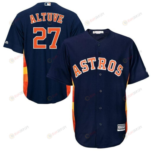 Jose Altuve Houston Astros Big And Tall Cool Base Player Jersey - Navy