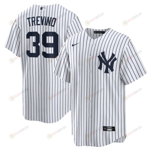Jose Trevino 39 New York Yankees Home Men Jersey - White