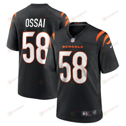 Joseph Ossai 58 Cincinnati Bengals Game Jersey - Black