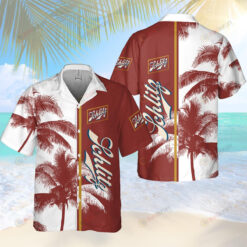 Joseph Schlitz Palm 3D Printed Hawaiian Shirt