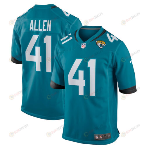 Josh Allen 41 Jacksonville Jaguars Men's Jersey - Teal