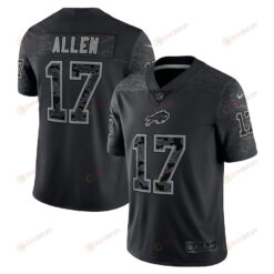 Josh Allen Buffalo Bills RFLCTV Limited Jersey - Black