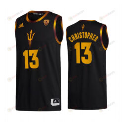 Josh Christopher 13 Arizona State Sun Devils Black Jersey College Basketball Alumni