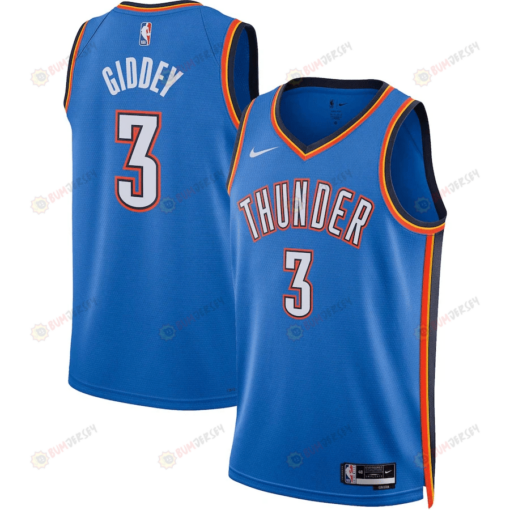 Josh Giddey 3 Oklahoma City Thunder Men 2022/23 Swingman Jersey - Icon Edition