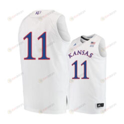 Josh Jackson 11 Kansas Jayhawks Basketball Men Jersey - White