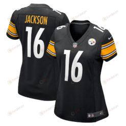 Josh Jackson 16 Pittsburgh Steelers Women's Game Jersey - Black