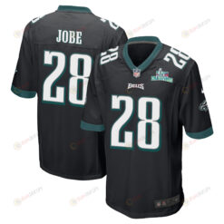 Josh Jobe 28 Philadelphia Eagles Super Bowl LVII Champions Men's Jersey - Black