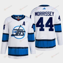 Josh Morrissey 44 Reverse Retro 2.0 2022 Winnipeg Jets White Jersey Primegreen