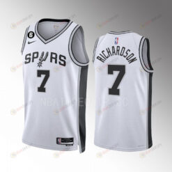 Josh Richardson 7 San Antonio Spurs 2022-23 Association Edition White Men Jersey Swingman