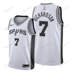 Josh Richardson 7 San Antonio Spurs Association Edition White Jersey 2022 Trade - Men Jersey