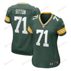 Josh Sitton 71 Green Bay Packers Women's Retired Game Jersey - Green