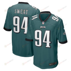 Josh Sweat 94 Philadelphia Eagles Game Jersey - Midnight Green