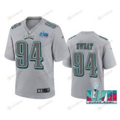 Josh Sweat 94 Philadelphia Eagles Super Bowl LVII Youth Atmosphere Game Jersey - Gray