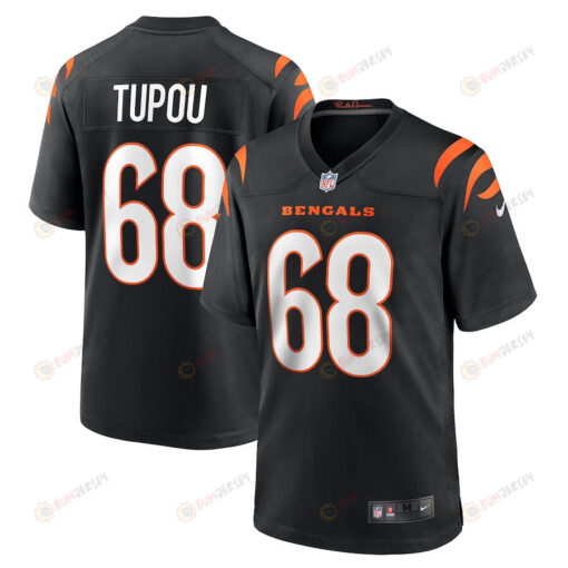 Josh Tupou 68 Cincinnati Bengals Game Player Jersey - Black