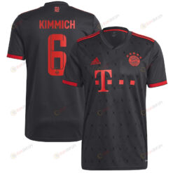 Joshua Kimmich 6 Bayern Munich 2022/23 Third Player Jersey - Charcoal