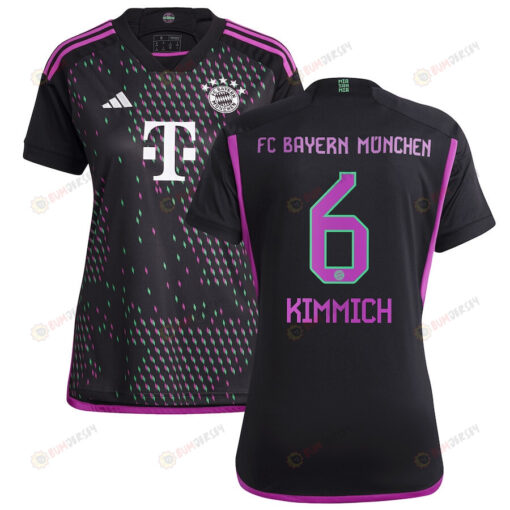 Joshua Kimmich 6 Bayern Munich 2023/24 Away Women Jersey - Black