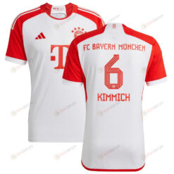 Joshua Kimmich 6 Bayern Munich 2023/24 Home Men Jersey - White