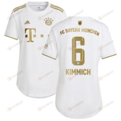 Joshua Kimmich 6 Bayern Munich Women 2022/23 Away Jersey - White