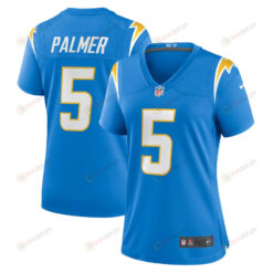Joshua Palmer 5 Los Angeles Chargers Women's Game Player Jersey - Powder Blue