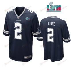Jourdan Lewis 2 Dallas Cowboys Super Bowl LVII Super Bowl LVII Navy Men's Jersey