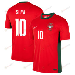 J?ssica Silva 10 Portugal Women's National Team 2023-24 World Cup Home Men Jersey