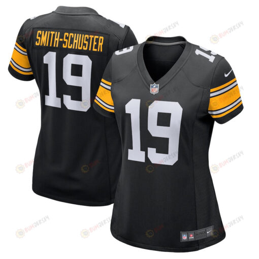 JuJu Smith-Schuster 19 Pittsburgh Steelers Women's Alternate Jersey - Black