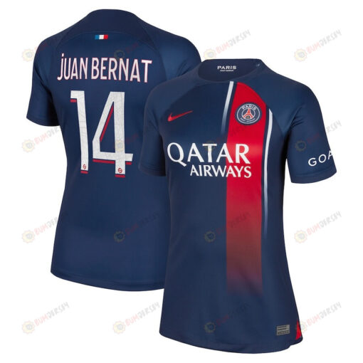 Juan Bernat 14 Paris Saint-Germain Women 2023/24 Home Jersey - Navy