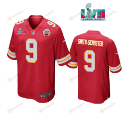 Juju Smith Schuster 9 Kansas City Chiefs Super Bowl LVII Red Men's Jersey