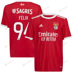 Julian Draxler 93 Benfica 2022/23 Home Men Jersey - Red