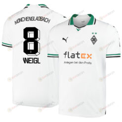 Julian Weigl 8 Borussia M?nchengladbach 2023-24 Home Men Jersey - White