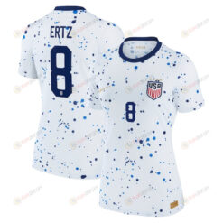 Julie Ertz 8 USWNT Women 2023 Home Jersey - White