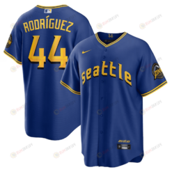 Julio Rodriguez 44 Seattle Mariners 2023 City Connect Game Jersey - Royal