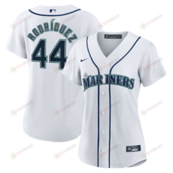 Julio Rodriguez 44 Seattle Mariners Women Home Jersey - White