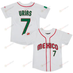 Julio Urias 7 Mexico Baseball 2023 World Baseball Classic Jersey - White