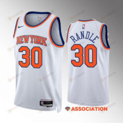 Julius Randle 30 New York Knicks White Jersey 2022-23 Association Edition Swingman