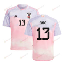 Jun Endo 13 Japan Women's National Team 2023-24 World Cup Away Jersey