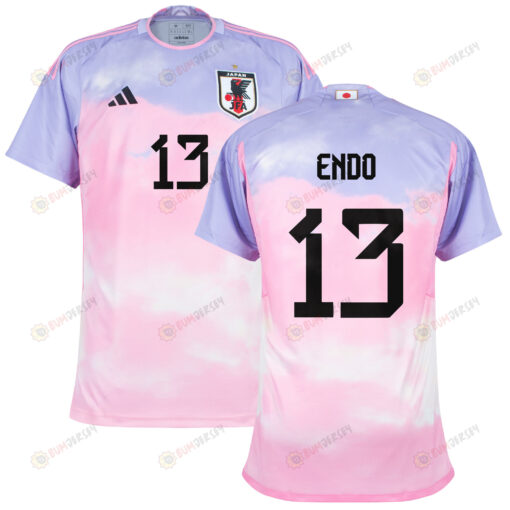 Jun Endo 13 Japan Women's National Team 2023-24 World Cup Away Men Jersey