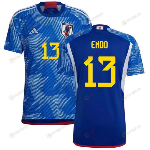 Jun Endo 13 Japan Women's National Team 2023-24 World Cup Home Men Jersey