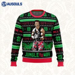 Jungle All The Way Arnold Schwarzenegger Ugly Sweaters For Men Women Unisex