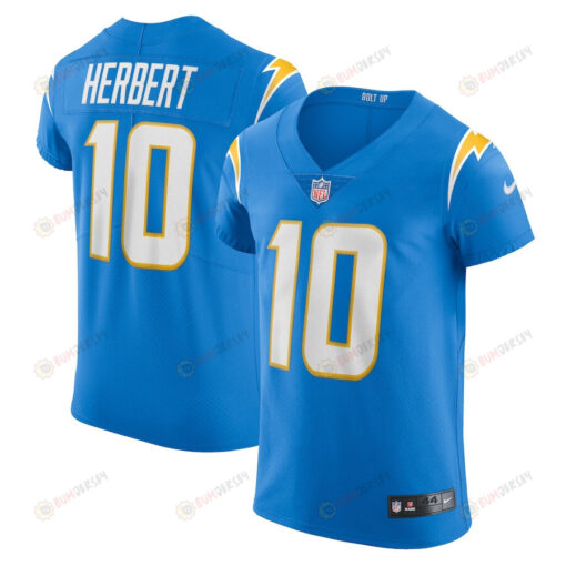 Justin Herbert 10 Los Angeles Chargers Vapor Elite Player Jersey - Powder Blue