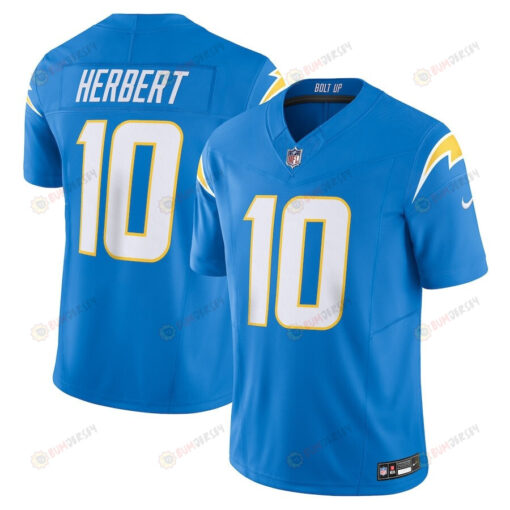 Justin Herbert 10 Los Angeles Chargers Vapor F.U.S.E. Limited Jersey - Powder Blue