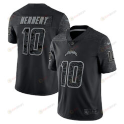 Justin Herbert Los Angeles Chargers RFLCTV Limited Jersey - Black